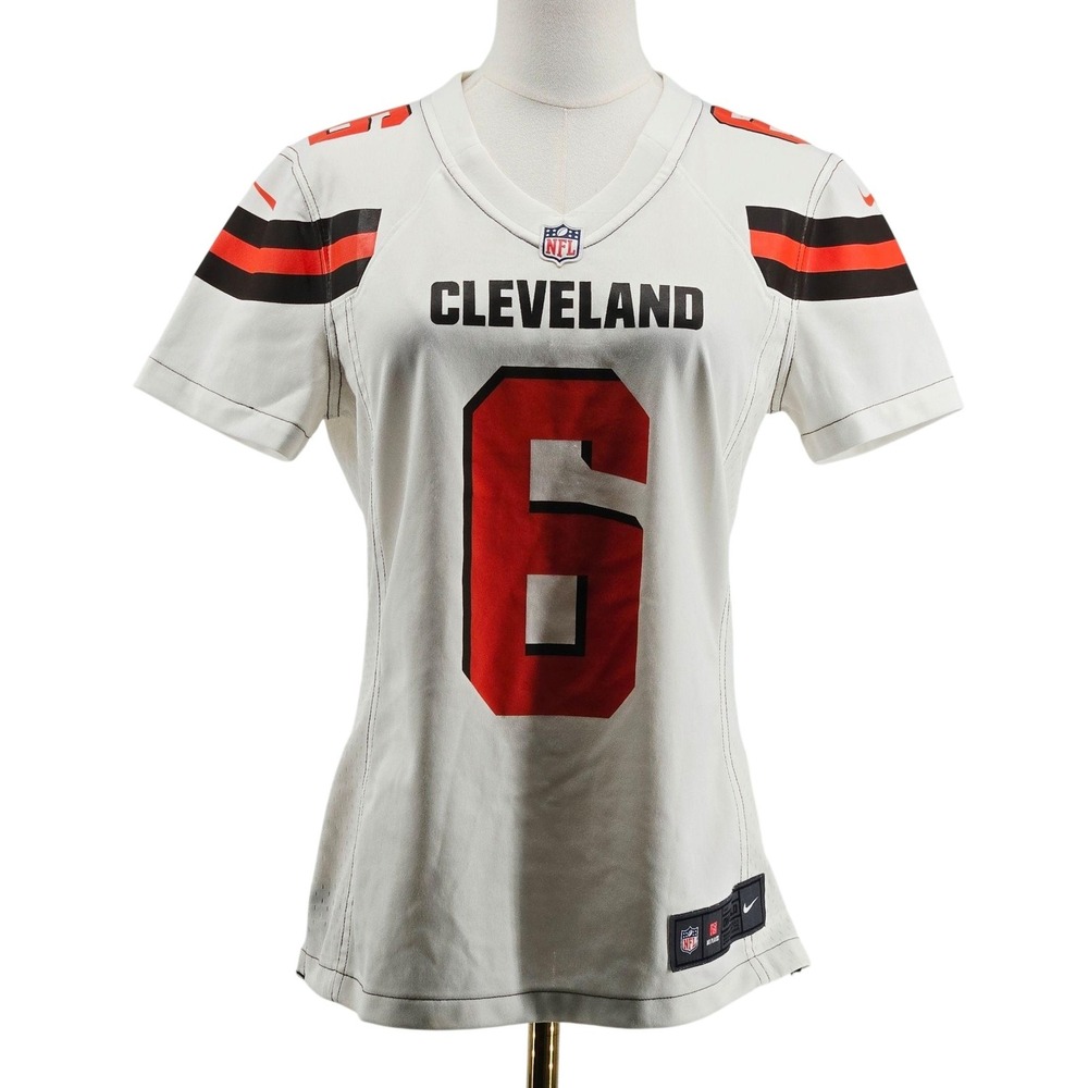 Cleveland Browns Jersey Womens‎ S White NFL Football Baker Mayfield 6 Nike